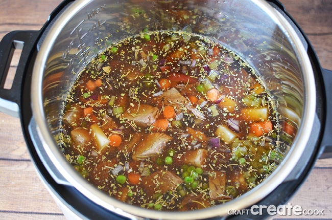 Our classic comfort food recipe is easily adapted to make an Instant Pot Beef Stew.