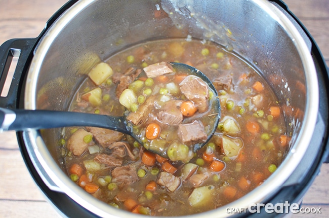 Our classic comfort food recipe is easily adapted to make an Instant Pot Beef Stew.