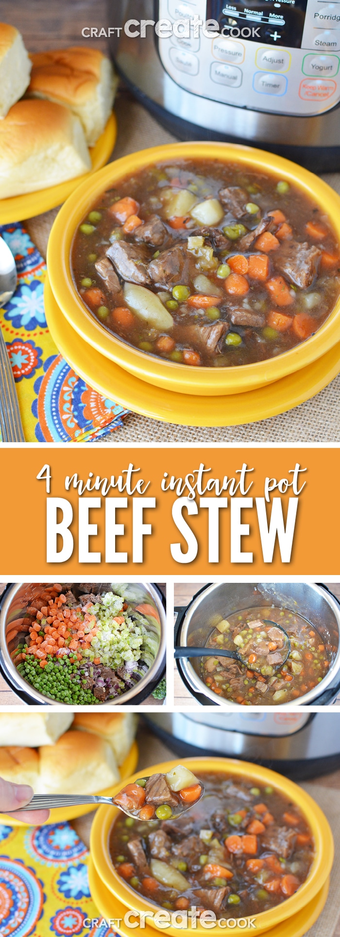 Instant Pot Beef Stew Recipe Craft Create Cook