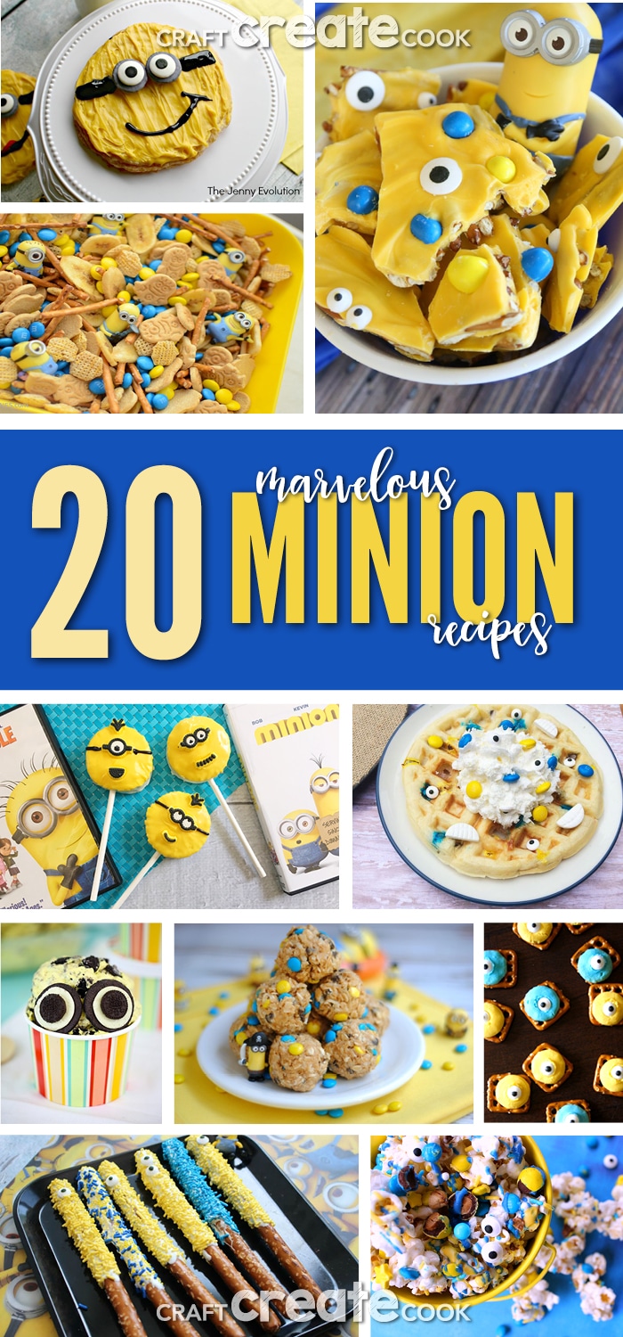 These marvelous minion recipes are perfect for your minion party or minion movie night!