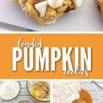 These Soft and Chewy Loaded Pumpkin Cookies are perfect with a cup of coffee on a chilly fall day.