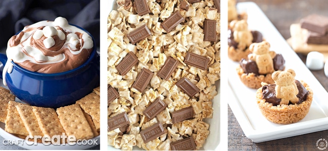 These 20 Awesome S'more Recipes are perfect for any time of year!