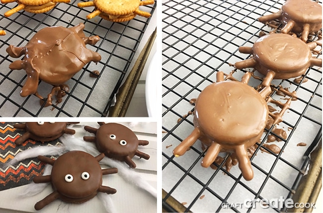 These Chocolate Covered Spider Treats are a perfect creepy crawly treat for Fall.