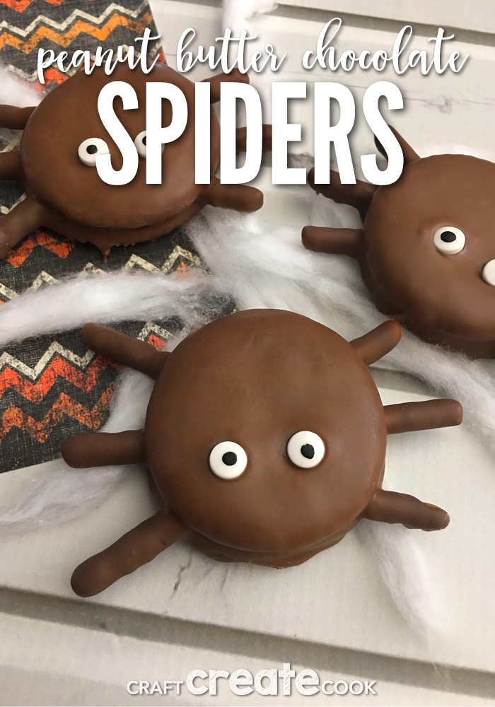 These Chocolate Covered Spider Treats are a perfect creepy crawly treat for Fall.