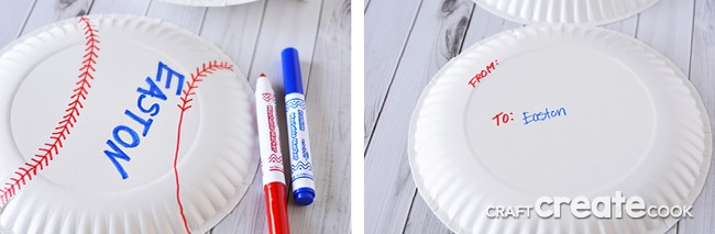 Paper Plate Envelopes are easy to make and can be sent in the mail!