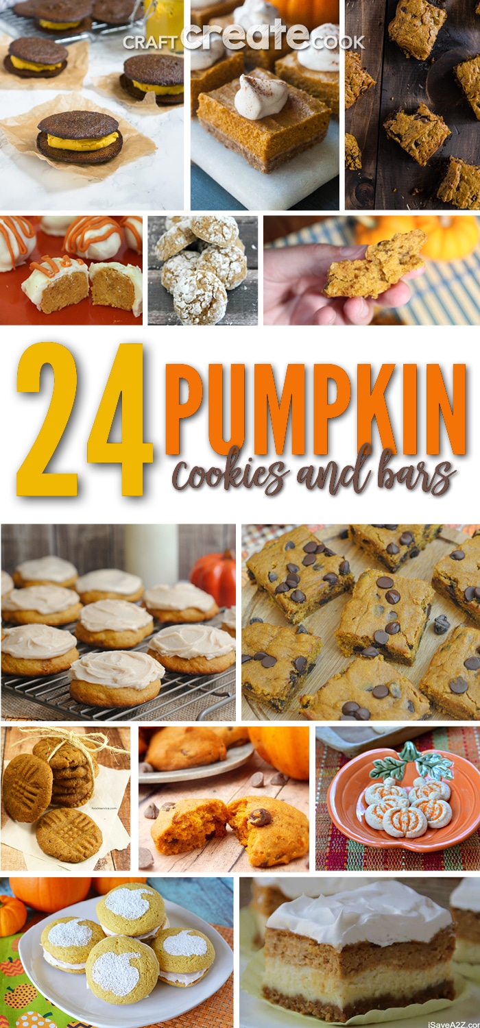 These pumpkin cookie and bar recipes are going to take over your kitchen this fall!