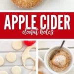 These Apple Cider Donut Holes taste like Fall and are delicious with a cup of coffee or a glass of cold milk.