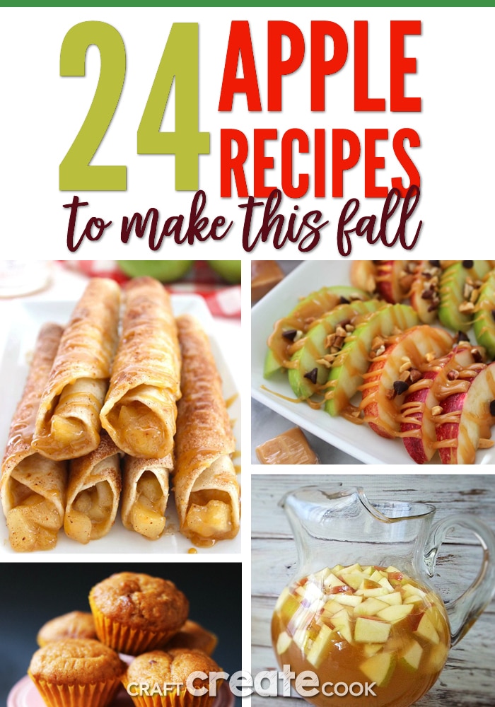 24 Apple Recipes to Make this Fall!