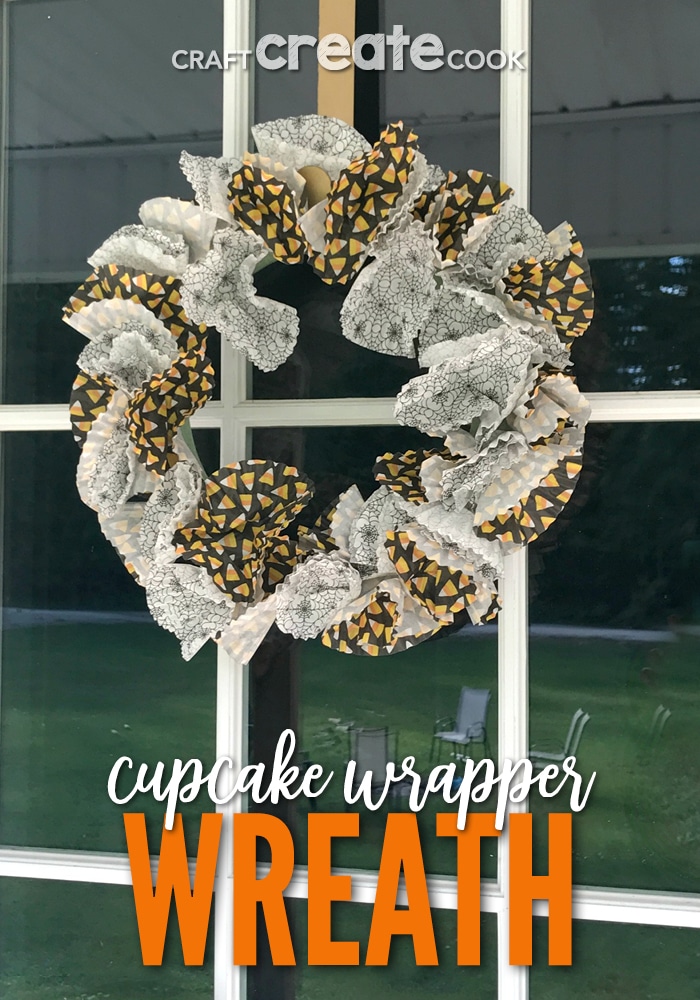 This Halloween wreath is the perfect addition to your Halloween decor!