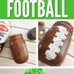 Our Football Mason Jars are perfect for any football party or tailgate.