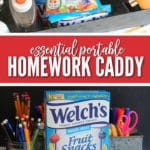 This essential homework caddy is perfect for back to school!