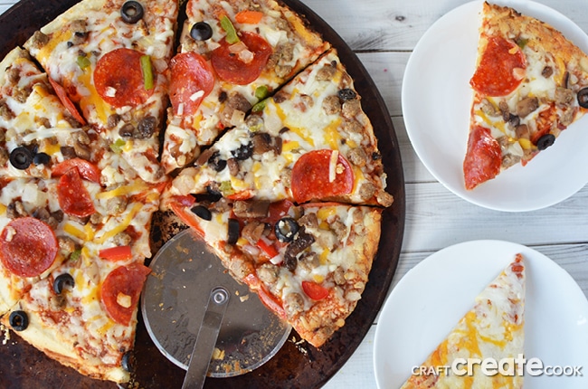 Stop pulling your hair out and start a simple mealtime with Red Baron® Pizza.