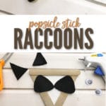 Our Raccoon Craft for Kids is a perfect indoor craft activity for a chilly Fall day!