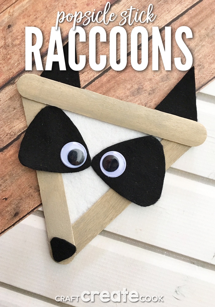 Our Raccoon Craft for Kids is a perfect indoor craft activity for a chilly Fall day!