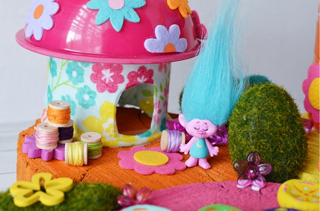 You can make your own troll fairy garden for hours of fun!