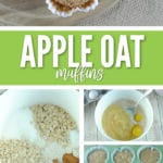 Apple Oat Muffins are great for snacking or a quick healthy breakfast.