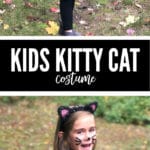 This DIY Kids Kitty Cat Costume is perfect for any last minute parent!