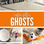 These Coffee Filter Ghost Suckers are so easy to make and great for Trick-or-Treaters.