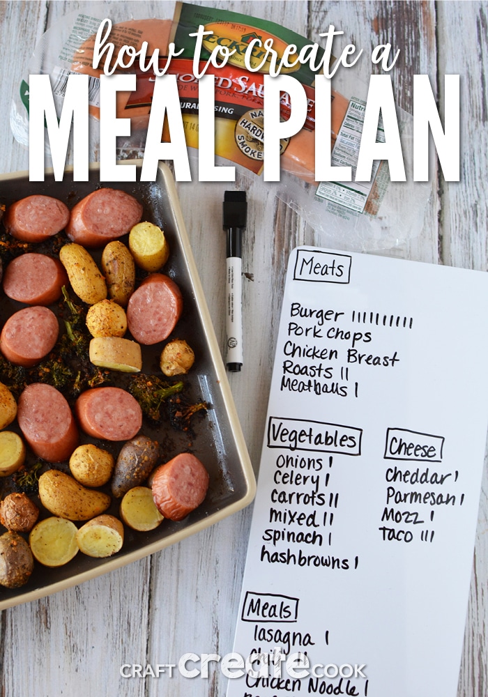 I'll show you how to meal plan for a stress free dinnertime.