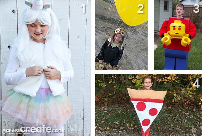 Our list of 25 DIY Creative Kids Halloween Costumes is perfect for Halloween!