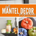 Add this gorgeous and trendy fall mantel decor to your home for the holidays!