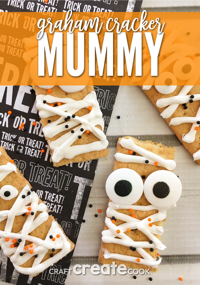 Our Graham Cracker Mummies are super easy to make but still adorable!