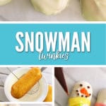 These Snowman Twinkie Treats are a perfect Winter treat that the kids will love.