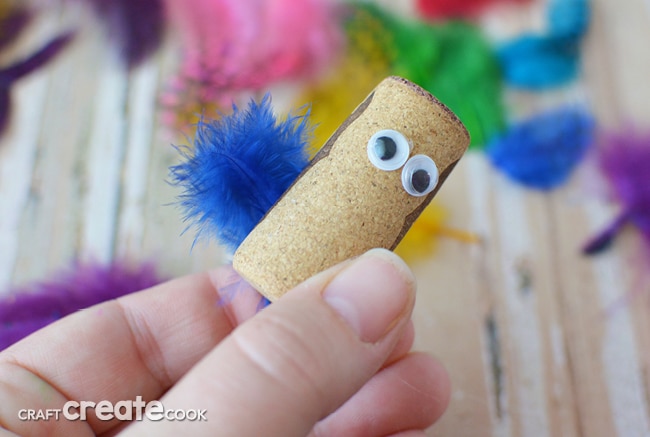 Thanksgiving turkey cork crafts look great on your holiday table or displayed on their own.