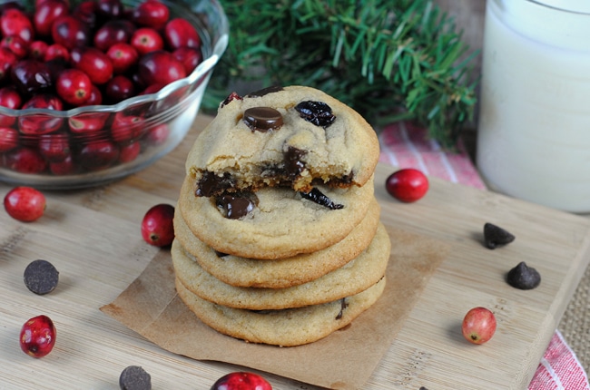 Chocolate Chip Cranberry Cookies are the perfect holiday cookie!