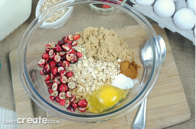 Baked Cranberry Oatmeal is the perfect holiday or weekend breakfast!