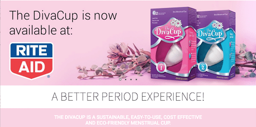 Discover period confidence with The DivaCup® Menstrual Cup NOW available at Rite Aid! The DivaCup® offers 12 hours of leak-free protection, is easy-to-use, comfortable and, because it is reusable and BPA-free, it’s better for you and the planet.