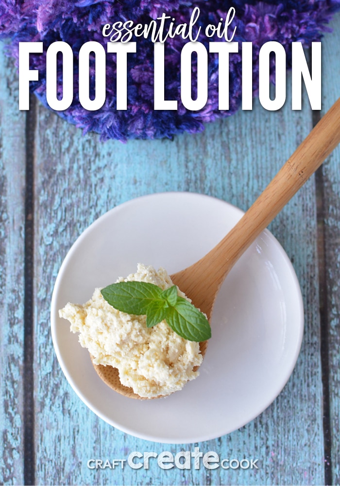 Our hydrating essential oil foot cream will keep your feet feeling wonderful all year long!