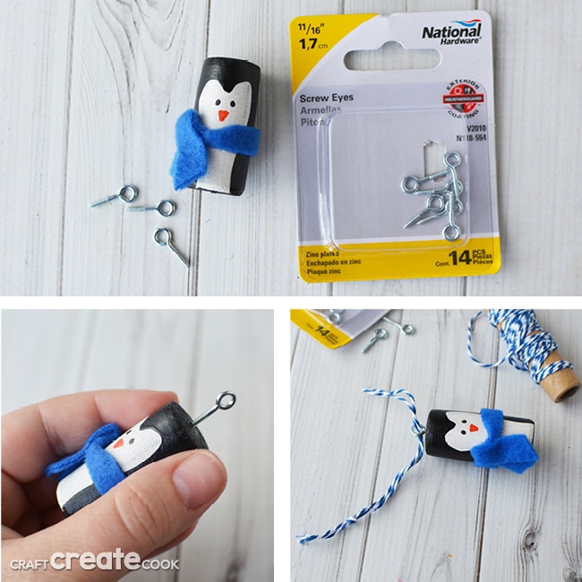 Penguin cork ornaments are a great way to add winter fun to your holiday decor!