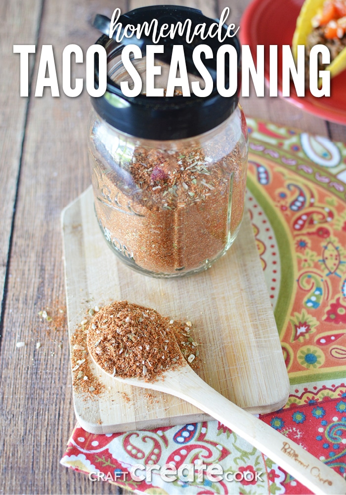 Making your own homemade taco seasoning is so much better than store-bought!