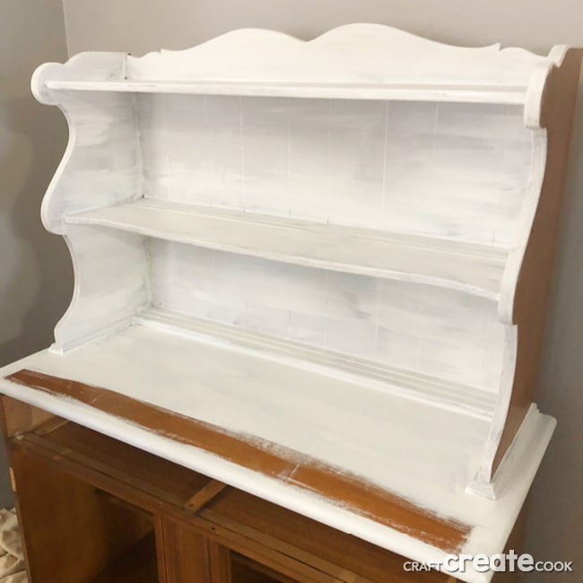 Our Chalk Paint Hutch Makeover will make you want to start painting! 