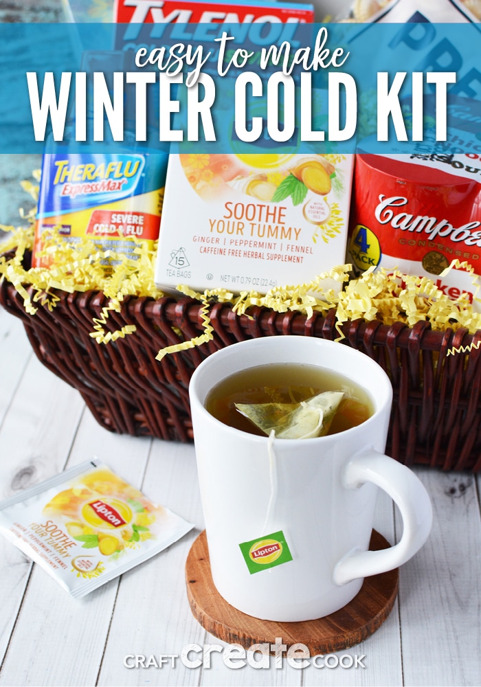 With the changing seasons, this winter cold kit is perfect for someone who is under the weather.