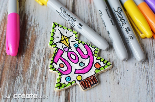 These color your own ornaments are a great Christmas project, or package them with some markers and give them as a gift!