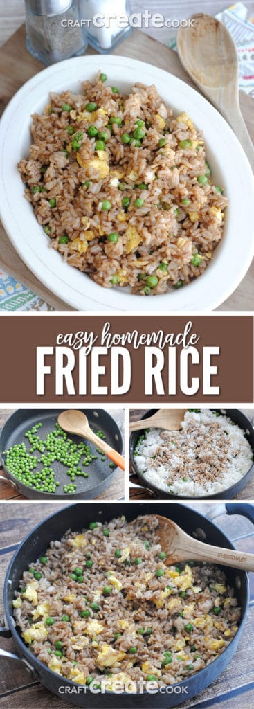 Homemade Fried Rice Recipe - Craft Create Cook