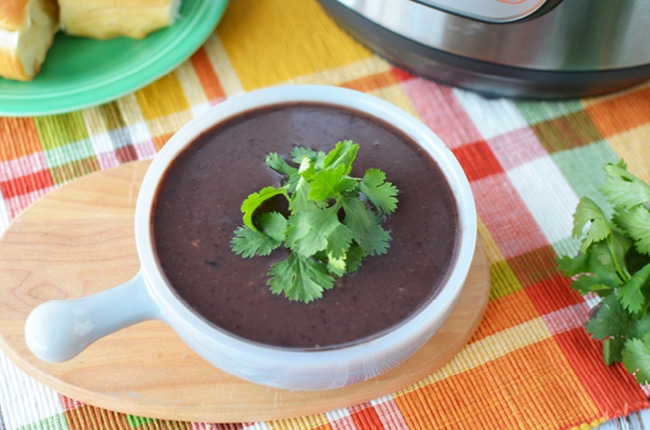 This hearty instant pot black bean soup is hearty and perfect for keeping your heart health in check.
