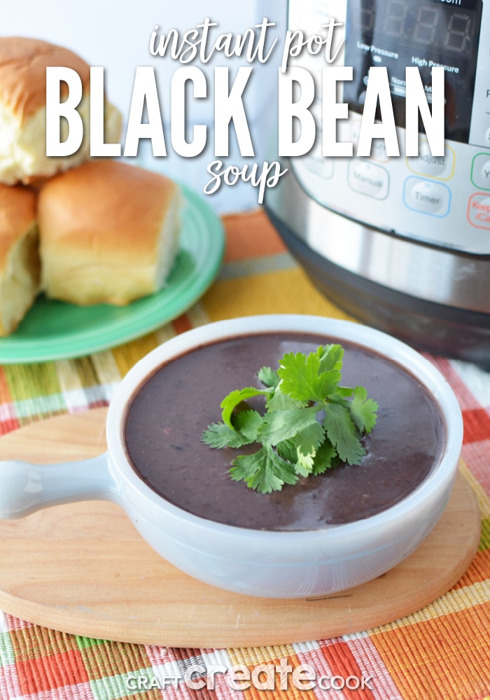 This hearty instant pot black bean soup is hearty and perfect for keeping your heart health in check.