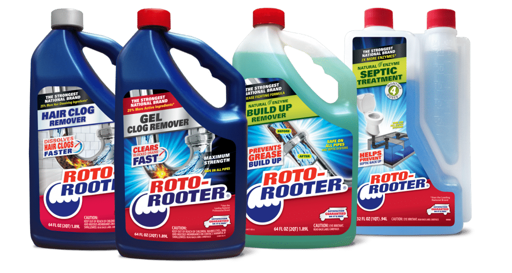 Simple routine maintenance with Roto-Rooter products keeps drains and septics clog free. 