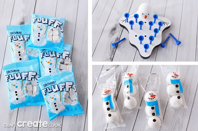 Supplies to fill an indoor snowball fight kit