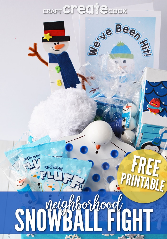When the temperatures drop and Santa has gone home, it's time for a Neighborhood Snowball Fight!! Add this easy to create snowball fight kit to your party and invite friends to come share in the fun!