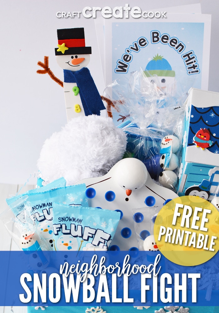 Winter Craft for Kids: DIY Indoor Snowballs