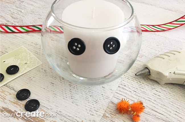 This DIY Winter Snowman Candle Craft will not only look festive, it will have your house smelly great in no time.