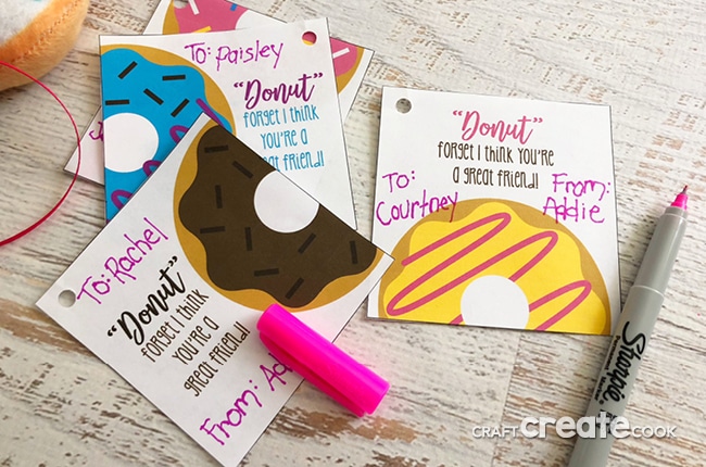If you're a donut lover like me, you'll love these Donut Valentines with Free Printable Valentine Cards.