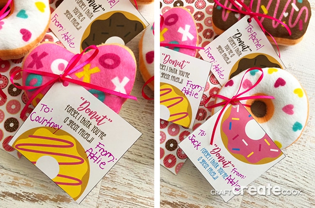 If you're a donut lover like me, you'll love these Donut Valentines with Free Printable Valentine Cards.