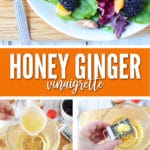 This honey ginger vinaigrette is a healthy substitution to using traditional salad dressing.