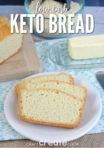 Low Carb Keto Bread Recipe - Craft Create Cook