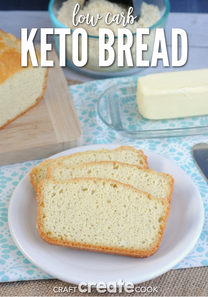 This low carb keto bread recipe is my go to recipe when I crave carbs.